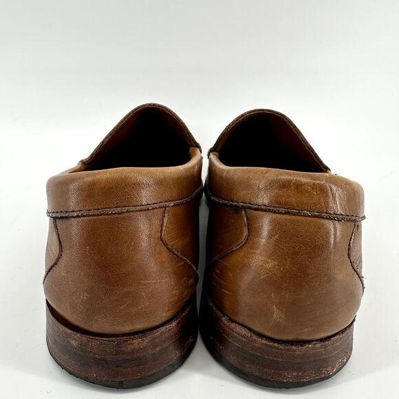 Allen Edmonds Sanibel Penny Loafers Slip On Round Toe Leather Caramel Brown 8.5D main image 7